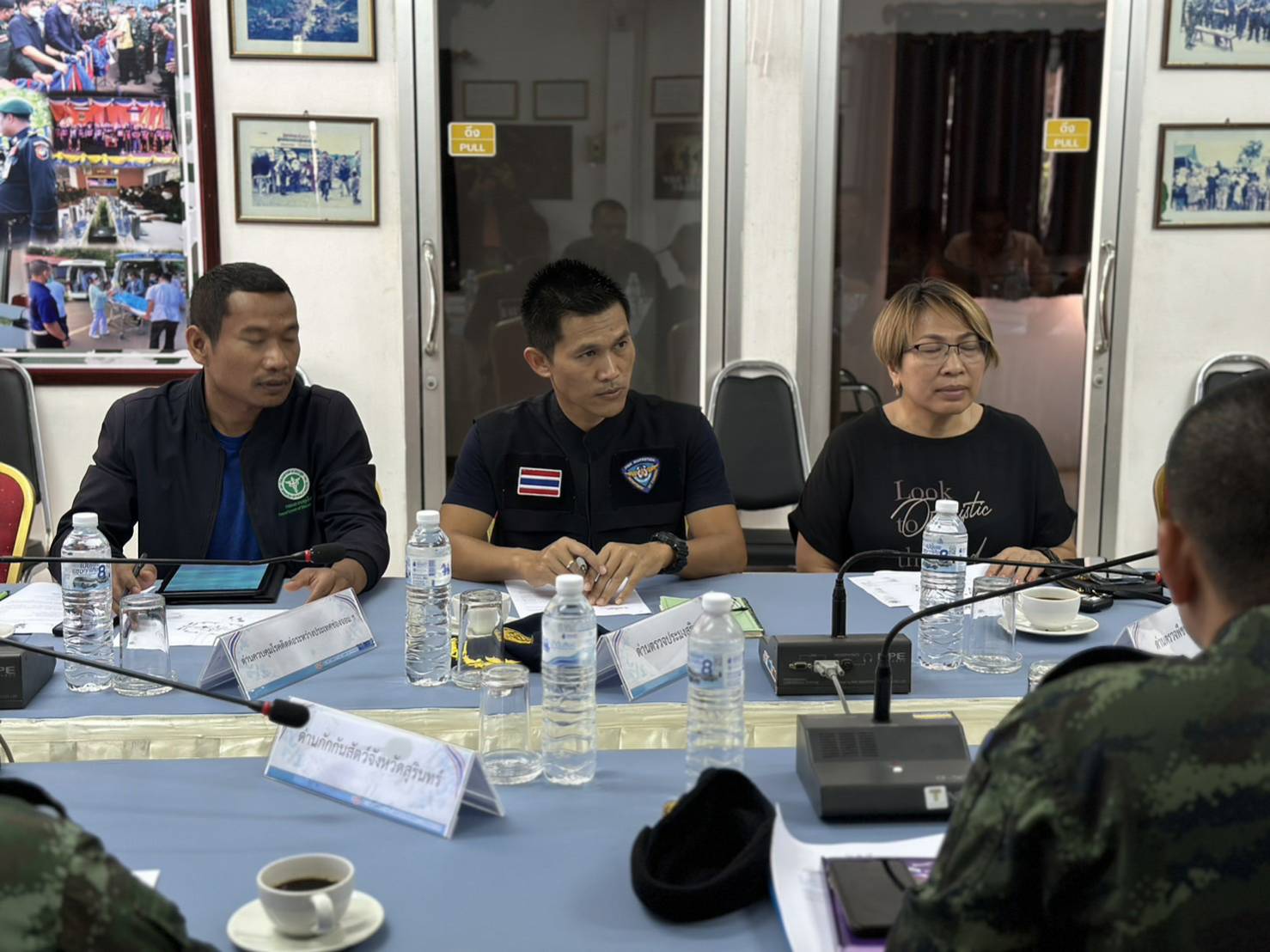 เข้าร่วมประชุมเพื่อจัดทำผังการใช้พื้นที่ภายในด่านพรมแดนช่องจอม (วางผังเพื่อขอใช้พื้นที่)