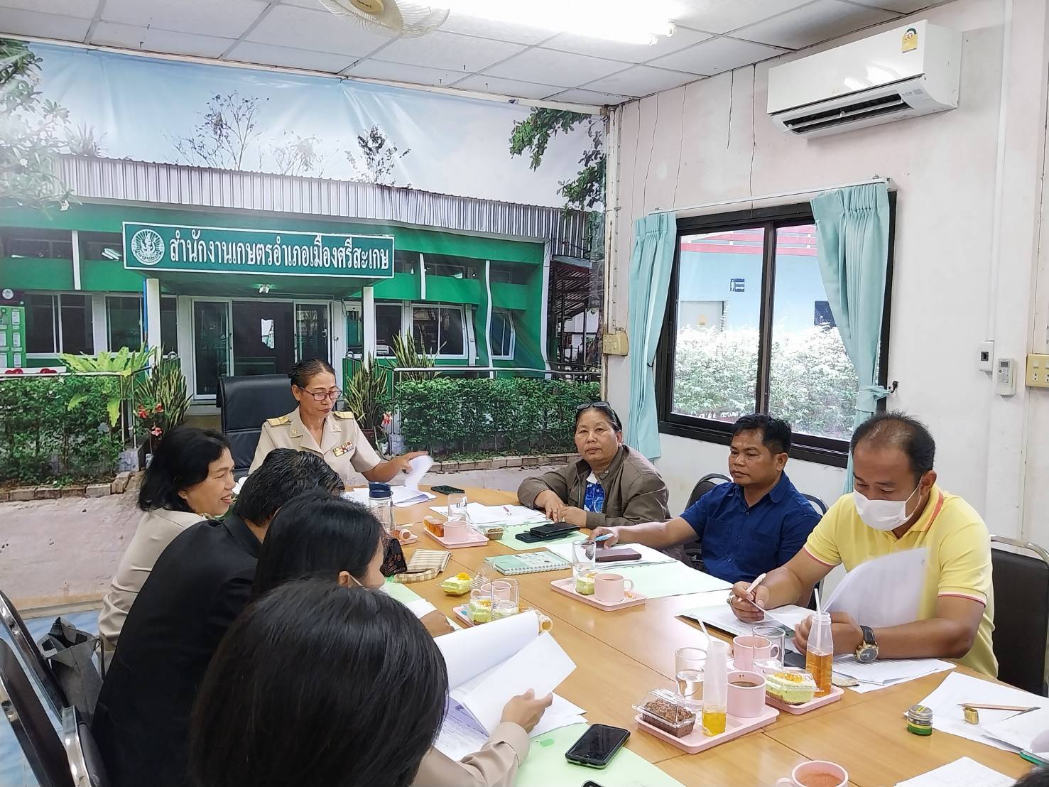 ร่วมประชุมคณะทำงานขัยเคลื่อนงานด้านการเกษตรระดับอำเภอ ครั้งที่1/2566..คลิก