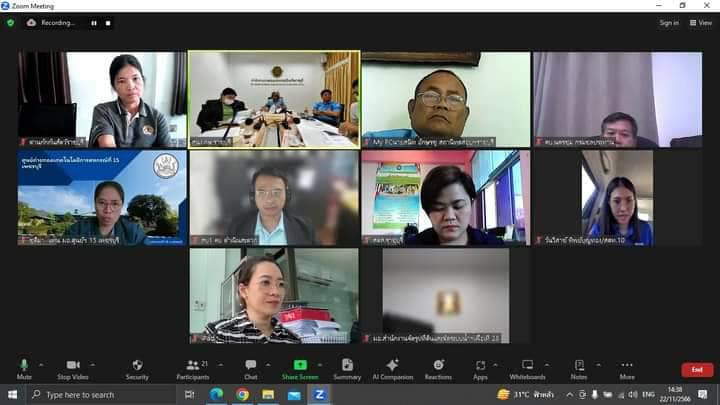 เข้าร่วมประชุมคณะกรรมการขับเคลื่อนงานด้านการเกษตรระดับจังหวัด จังหวัดราชบุรี ครั้งที่ 5/2566
