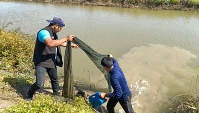 ออกปฏิบัติงานตามพระราชกำหนดการประมง พ.ศ.2558