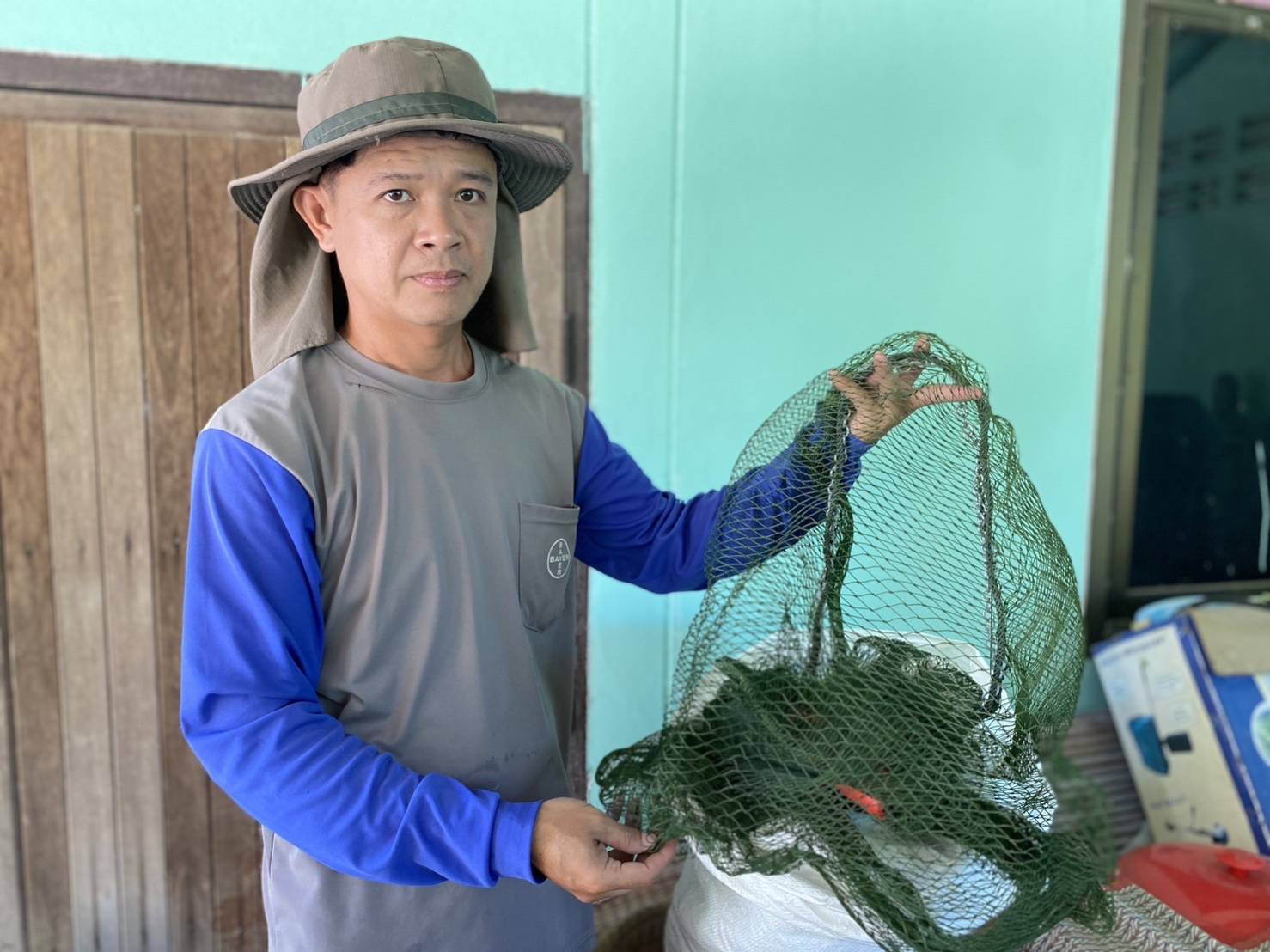 เข้าติดตามผลการจัดซื้อวัสดุอุปกรณ์พร้อมให้คำปรึกษาแนะนำองค์กรชุมชนประมงท้องถิ่นกลุ่มเพาะเลี้ยงปลาบ้านโพนปลัด..คลิก
