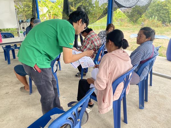 สำนักงานประมงพื้นที่กรุงเทพมหานคร ลงพื้นที่ให้บริการแก่เกษตรกร ในพื้นที่เขตลาดกระบัง กรุงเทพมหานคร