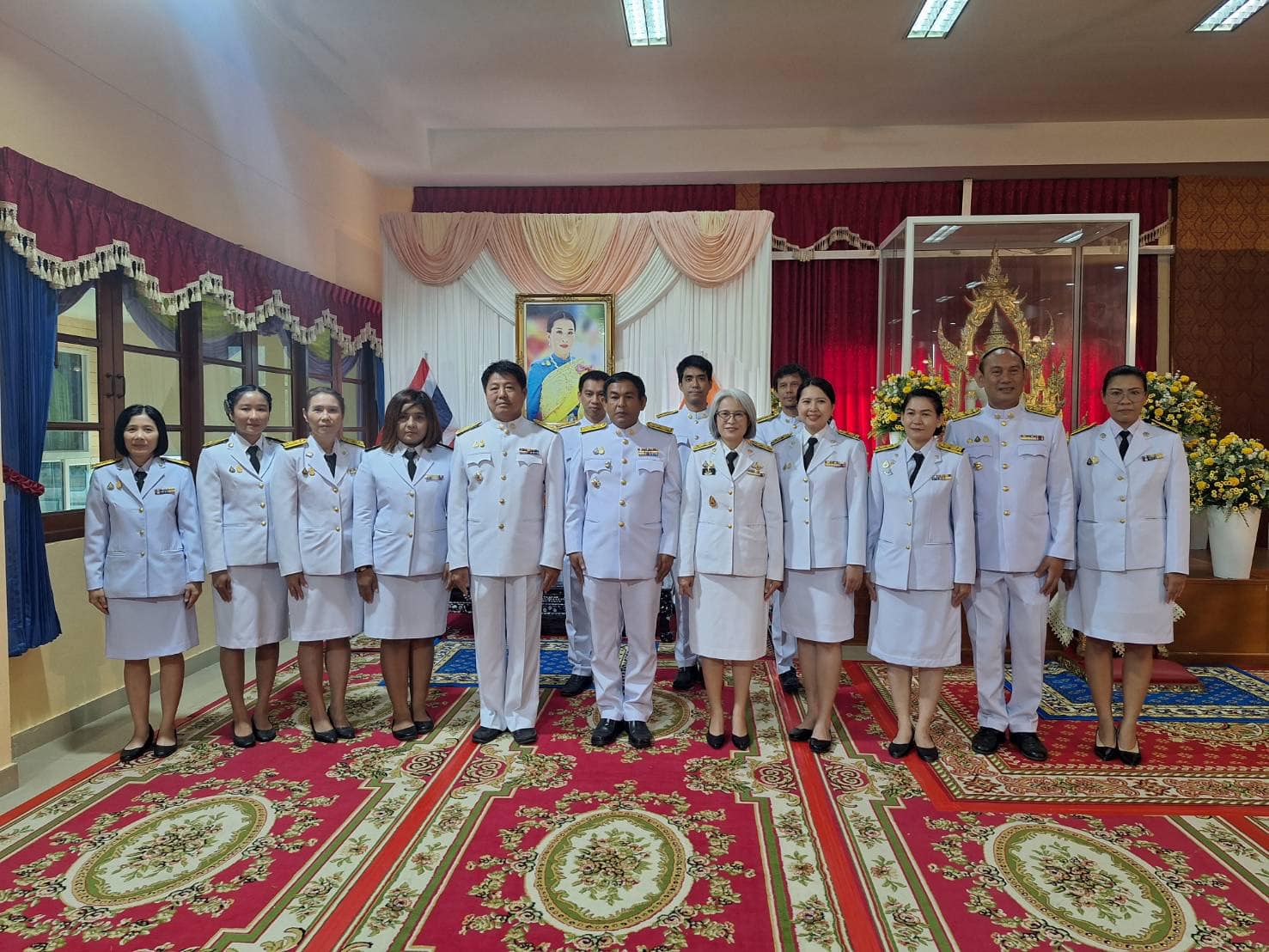 พิธีเจริญพระพุทธมนต์และทำบุญตักบาตรถวายพระกุศล เนื่องในโอกาศวันคล้ายวันประสูติ สมเด็จพระเจ้าลูกเธอ เจ้าฟ้าพัชรกิติยาภา นเรนทิราเทพยวดี กรมหลวงราชสาริณีสิริพัชร มหาวัชรราชธิดา เพื่อถวายเป็นพระกุศล