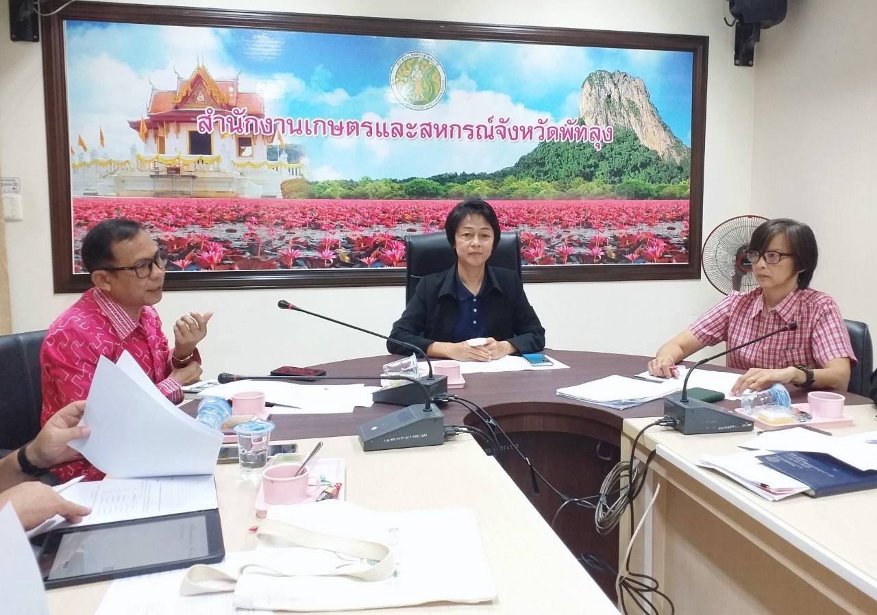 ประมงจังหวัดพัทลุง พร้อมด้วย หัวหน้ากลุ่มพัฒนาและส่งเสริมอาชีพการประมง นักวิชาการประมง เข้าร่วมประชุมคณะทำงาน บูรณาการขับเคลื่อนงานด้านเกษตรและสหกรณ์จังหวัดพัทลุง  ครั้งที่ 1/2566..คลิก