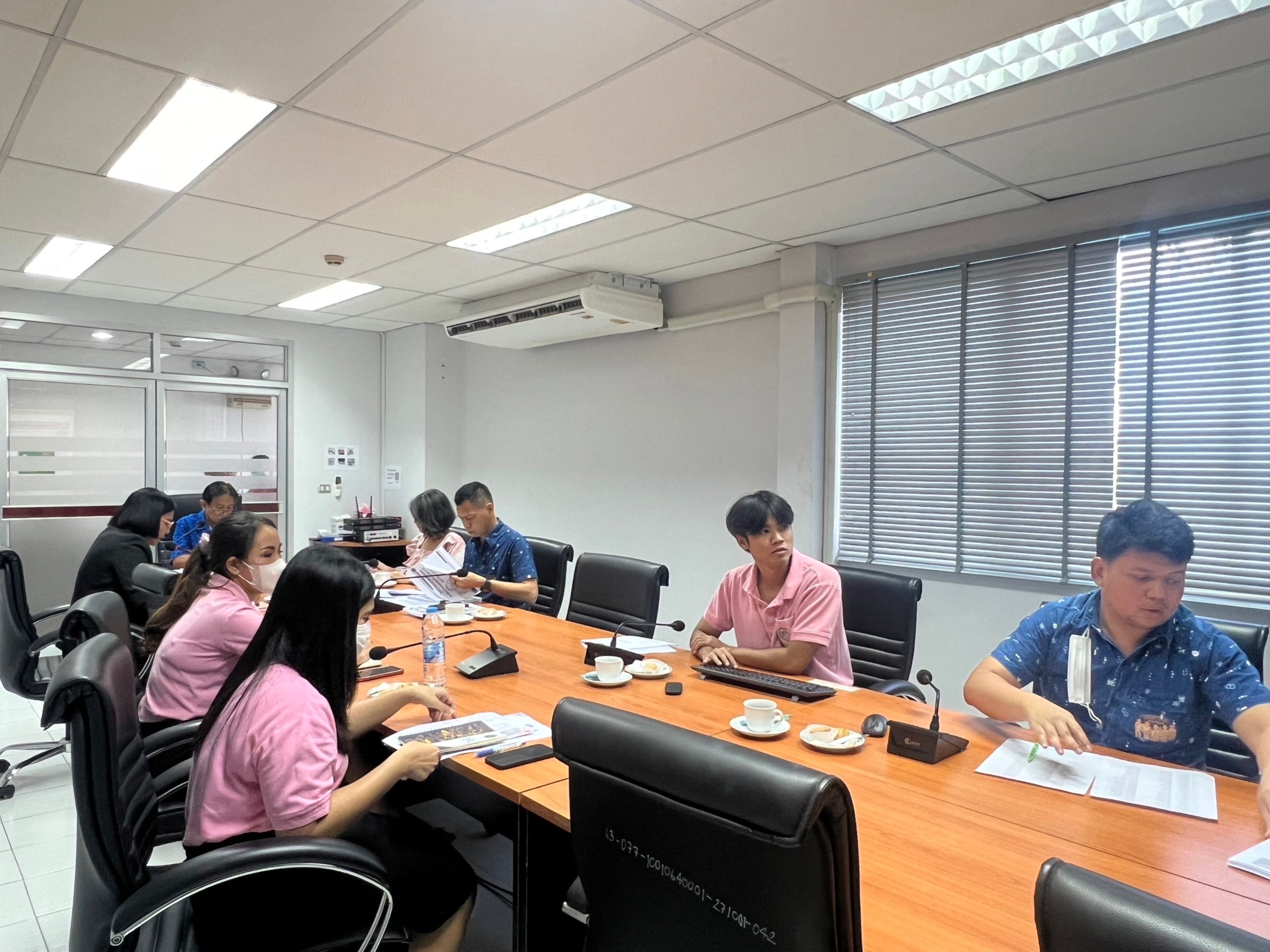 ประชุมชี้แจงโครงการธนาคารผลผลิตสัตว์น้ำแบบมีส่วนร่วม ประจำปีงบประมาณ 2567