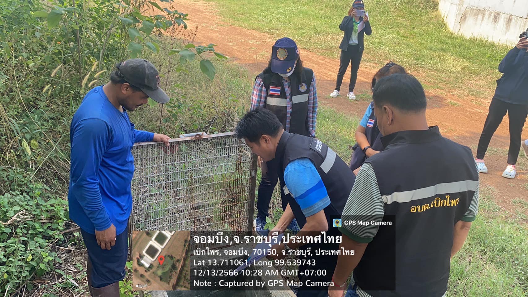 ลงพื้นที่เพื่อตรวจติดตามการแก้ไขปรับปรุงบ่อจระเข้ของบริษัท จักรินฟาร์ม (เจเอ็นเอฟ) จำกัด..คลิก