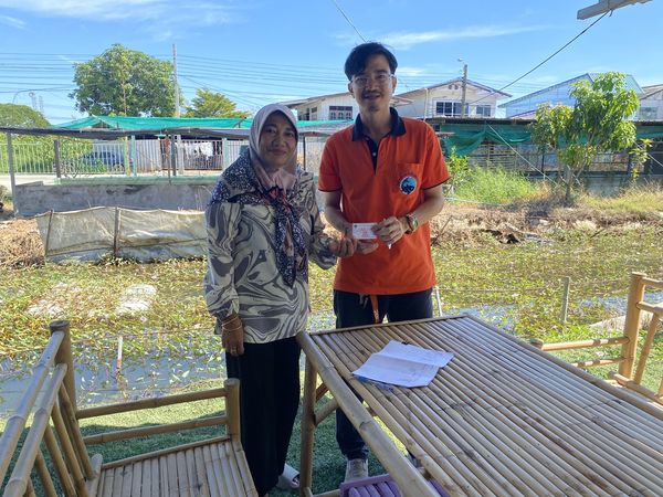 สำนักงานประมงพื้นที่กรุงเทพมหานคร ลงพื้นที่ให้บริการแก่เกษตรกรในพื้นที่เขตมีนบุรี กรุงเทพมหานคร