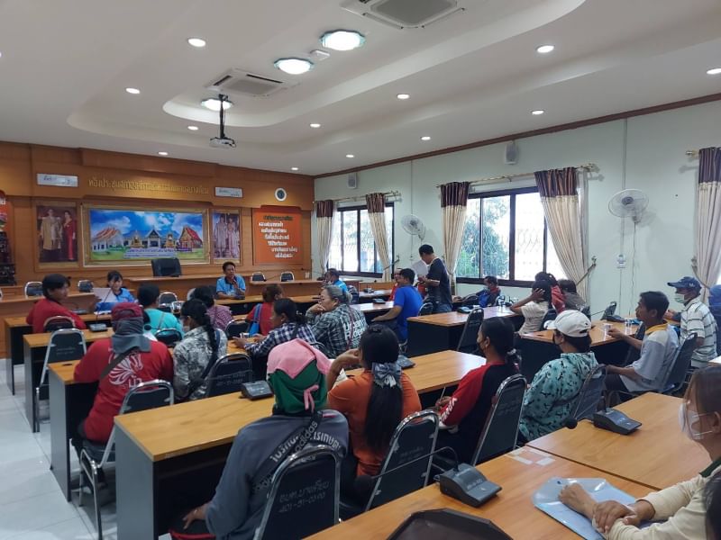 ประชุมประชาคมเกษตรกรผู้ขอรับความช่วยเหลือ ผู้ประสบอุทกภัย ด้านประมง ในพื้นที่ตำบลบางเคียน อำเภอชุมแสง..คลิก