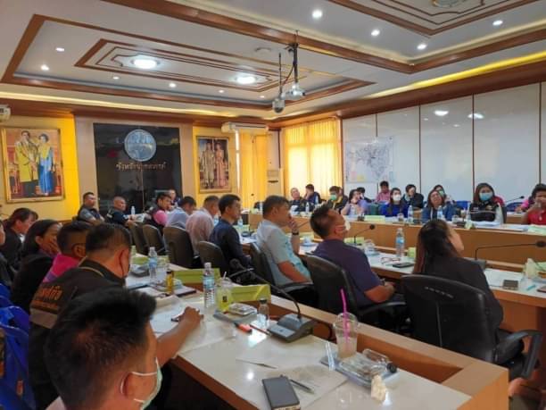 ประชุมหน่วยงานระดับจังหวัดที่เกี่ยวข้องเพื่อสร้างระบบการแจ้งเตือนและการวิเคราะห์ภัยคุกคาม/ประเด็นปัญหาโครงการกำกับติดตาม ประเมินผล..คลิก