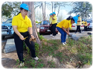 การร่วมกิจกรรมจิตอาสาพัฒนาในโอกาสวันสำคัญของชาติไทย ณ ท่าเทียบเรือทุ่งคลองสน..คลิก
