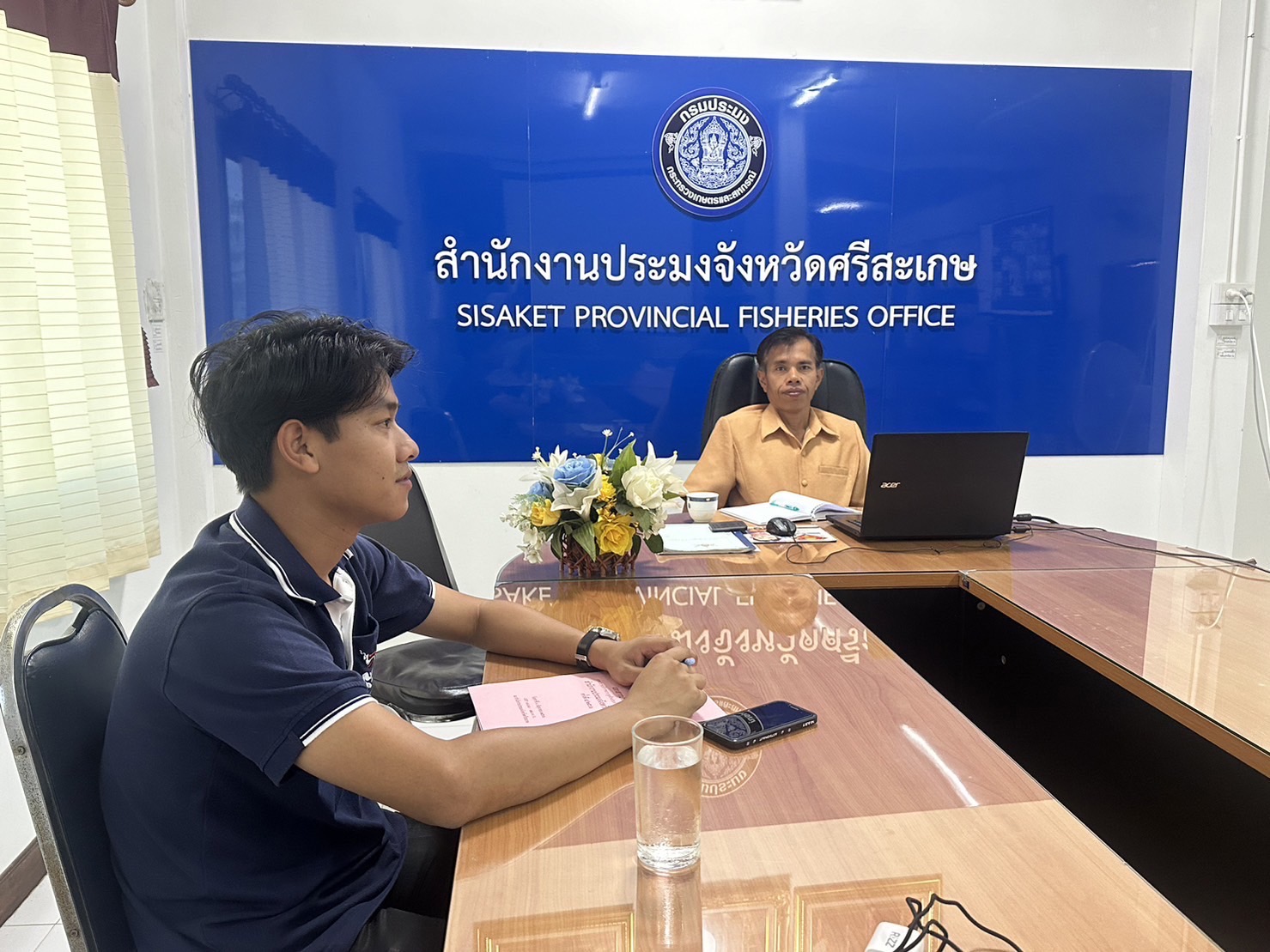 ร่วมประชุมซักซ้อมการใช้งานระบบกลางกฎหมายและถอดบทเรียนการใช้อำนาจตามมาตรา 103 รื้อถอนกระชังเลี้ยงสัตว์น้ำโดยไม่ได้รับอนุญาตฯ..คลิก