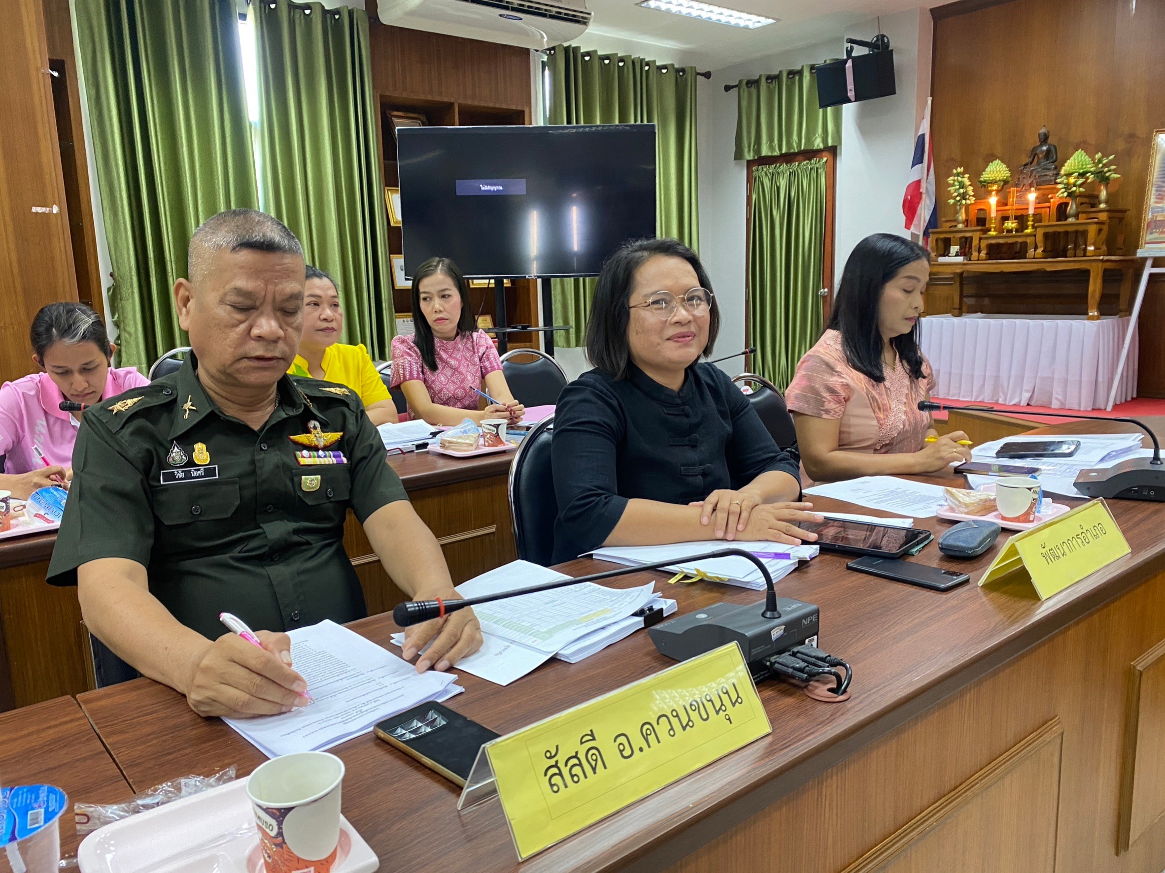 ประมงอำเภอควนขนุน เข้าร่วมประชุมเพื่อพิจารณาให้การช่วยเหลือ ผู้ประสบภัยพิบัติกรณีฉุกเฉินด้านประมง(ก.ช.ภ.อ.)  ครั้งที่ 1/2567..คลิก