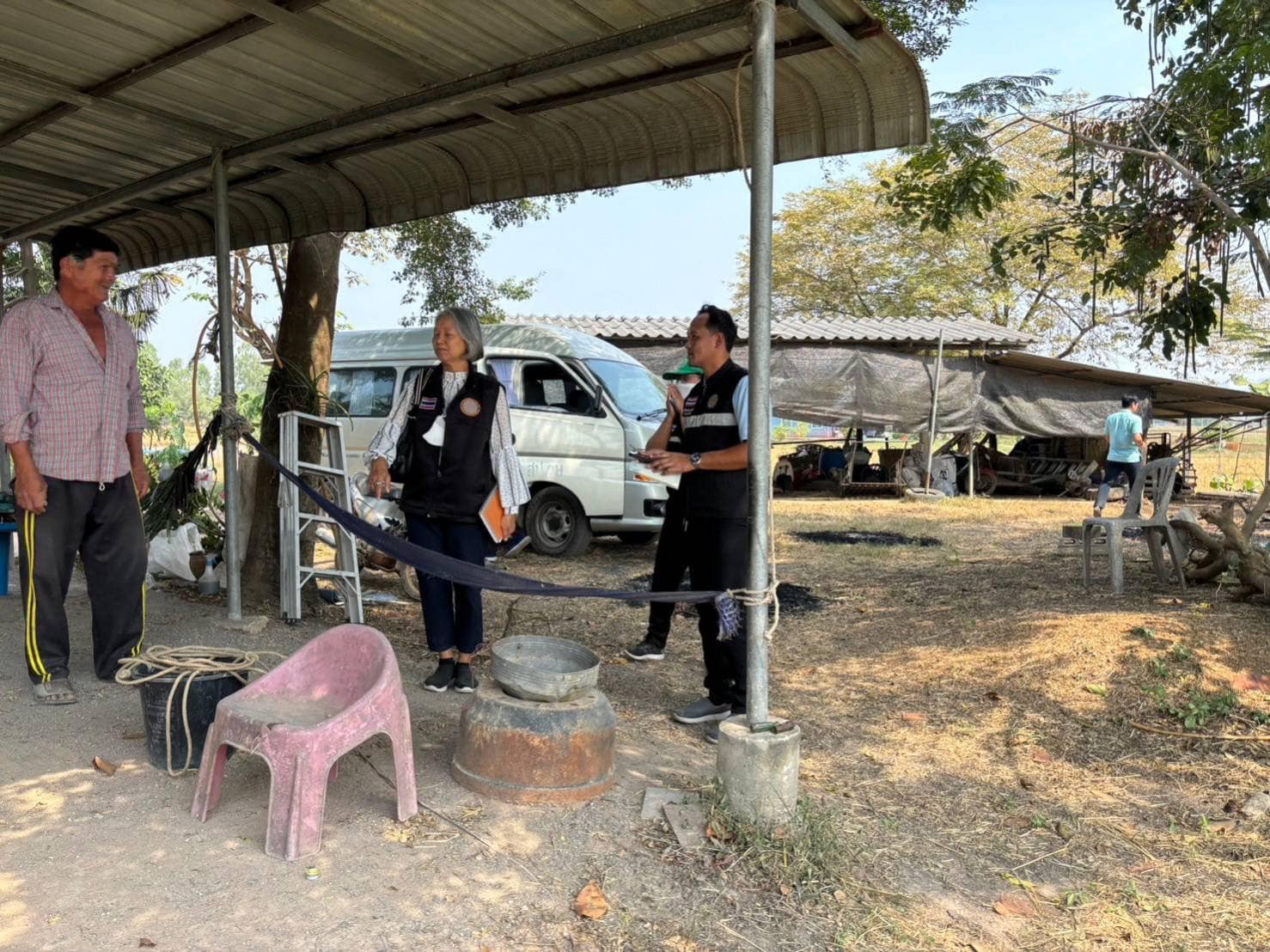 ร่วมบูรณาการลงพื้นที่คัดเลือกเกษตรกรที่มีคุณสมบัติตามที่กำหนด และสนใจเข้าร่วมโครงการพัฒนาเกษตรกรรมยั่งยืน (เกษตรทฤษฎีใหม่) ประจำปีงบประมาณ พ.ศ. 2567