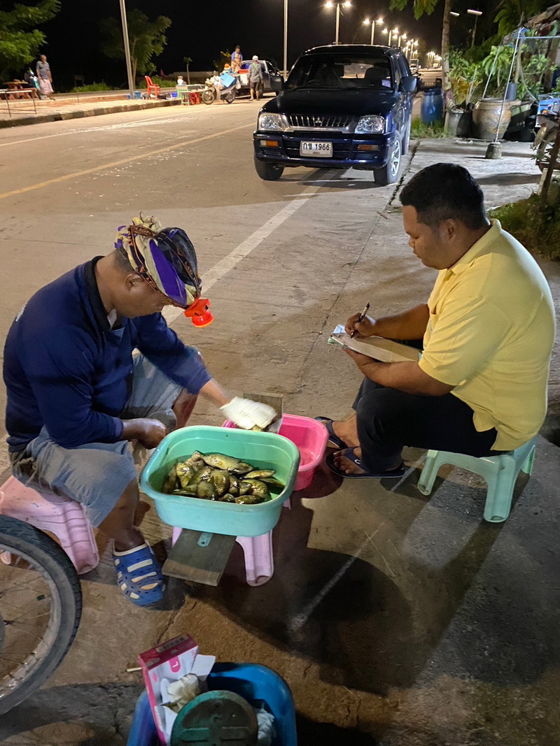 ดำเนินการประเมินสภาวะทรัพยากรสัตว์น้ำ ในพื้นที่ทะเลน้อยจังหวัดพัทลุง