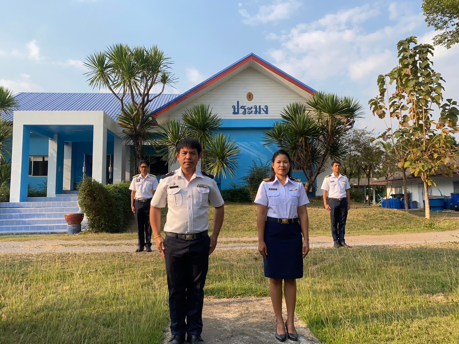 นายบุญหลาย กุลนารัตน์ ประมงจังหวัดหนองบัวลำภู นำเจ้าหน้าที่สำนักงานประมงจังหวัดหนองบัวลำภู สำนักงานประมงจังหวัดหนองบัวลำภู ดำเนินกิจกรรมการเสริมสร้างวัฒนธรรมองค์กร