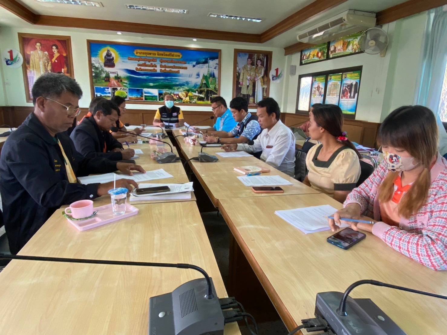 เข้าร่วมประชุมคณะทำงานโครงการขับเคลื่อนการเกษตรระดับหมู่บ้านสู่การผลิตสินค้าเกษตรมูลค่าสูง ระดับอำเภอ ครั้งที่ 1/2567..คลิก
