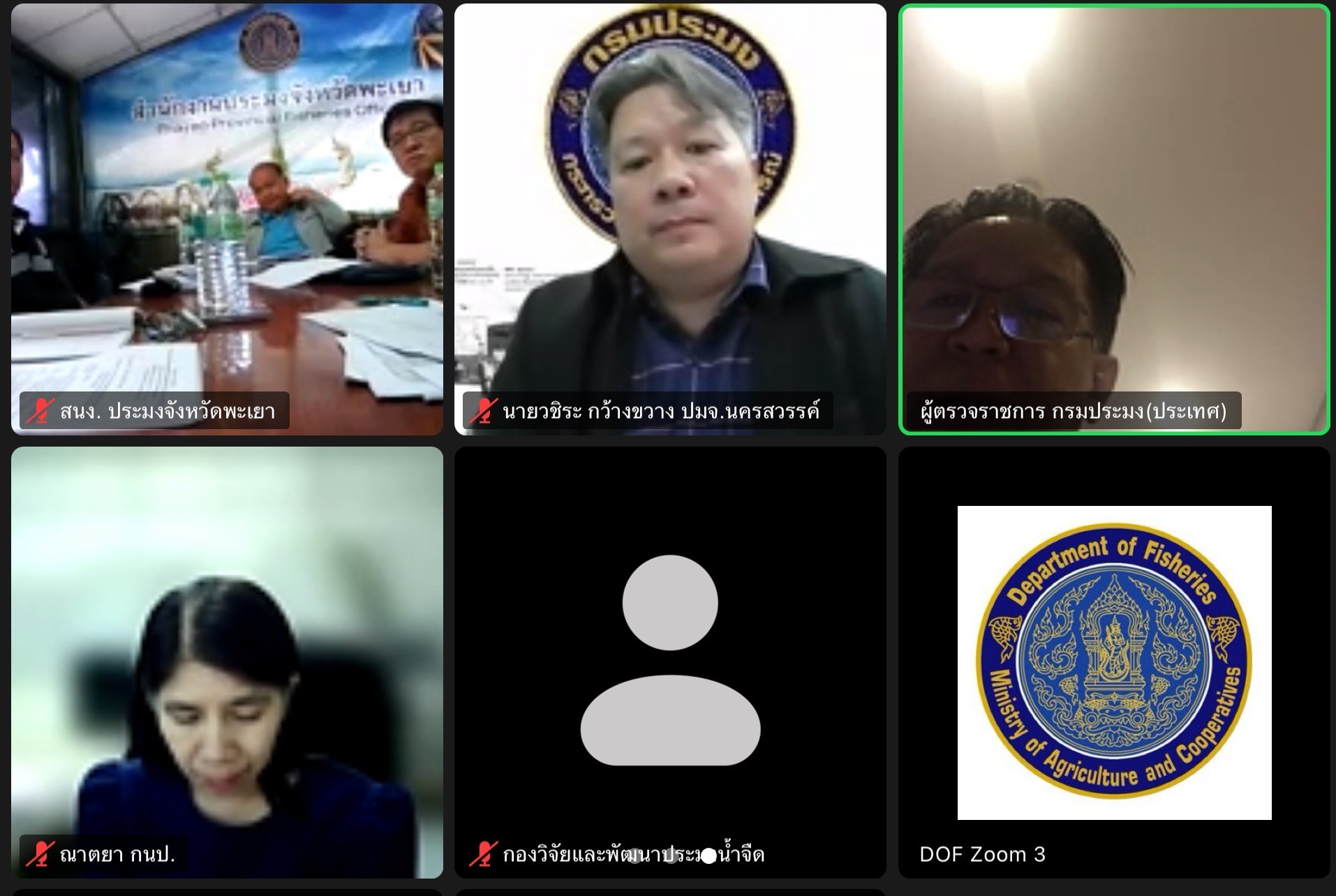 การประชุมคณะกรรมการบริหารจัดการและพัฒนาบึงบอระเพ็ด จังหวัดนครสวรรค์ หนองหาร จังหวัดสกลนคร และกว๊านพะเยา จังหวัดพะเยา ครั้งที่ 1/2567 ผ่านระบบการประชุมทางไกลออนไลน์ Zoom Cloud Meetings..คลิก