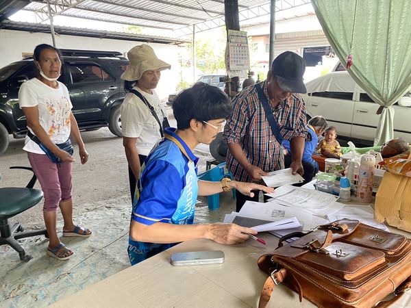 สำนักงานประมงพื้นที่กรุงเทพมหานคร ลงพื้นที่ให้บริการแก่เกษตรกรในพื้นที่เขตมีนบุรี และเขตลาดกระบัง กรุงเทพมหานคร