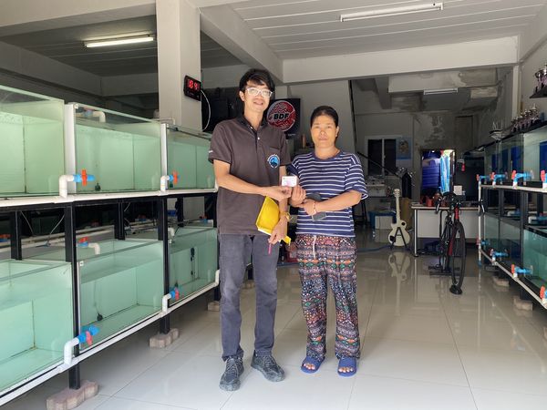 สำนักงานประมงพื้นที่กรุงเทพมหานคร ลงพื้นที่ให้บริการแก่เกษตรกรในพื้นที่เขตลาดกระบัง และเขตมีนบุรี กรุงเทพมหานคร