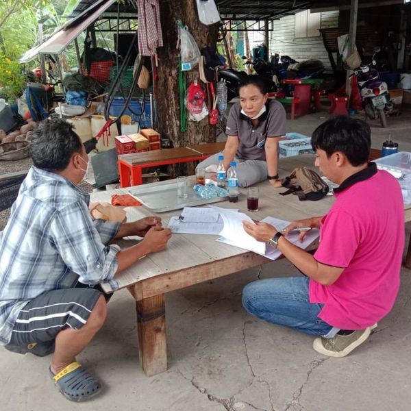 สำนักงานประมงพื้นที่กรุงเทพมหานคร ลงพื้นที่ให้บริการแก่เกษตรกร ในพื้นที่เขตบางขุนเทียน และเขตทุ่งครุ กรุงเทพมหานคร