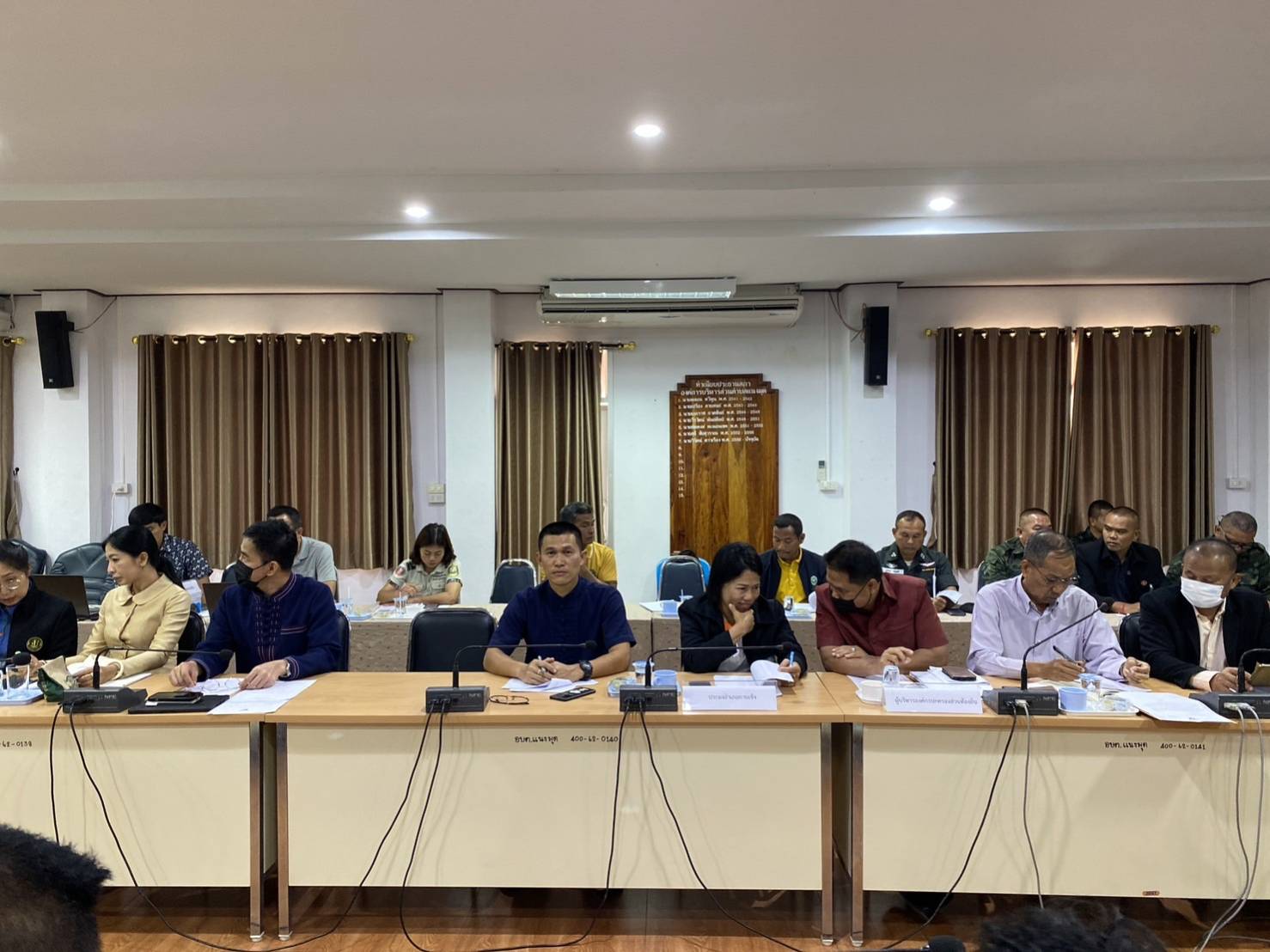 ประชุมประจำเดือนหัวหน้าส่วนราชการ..คลิก