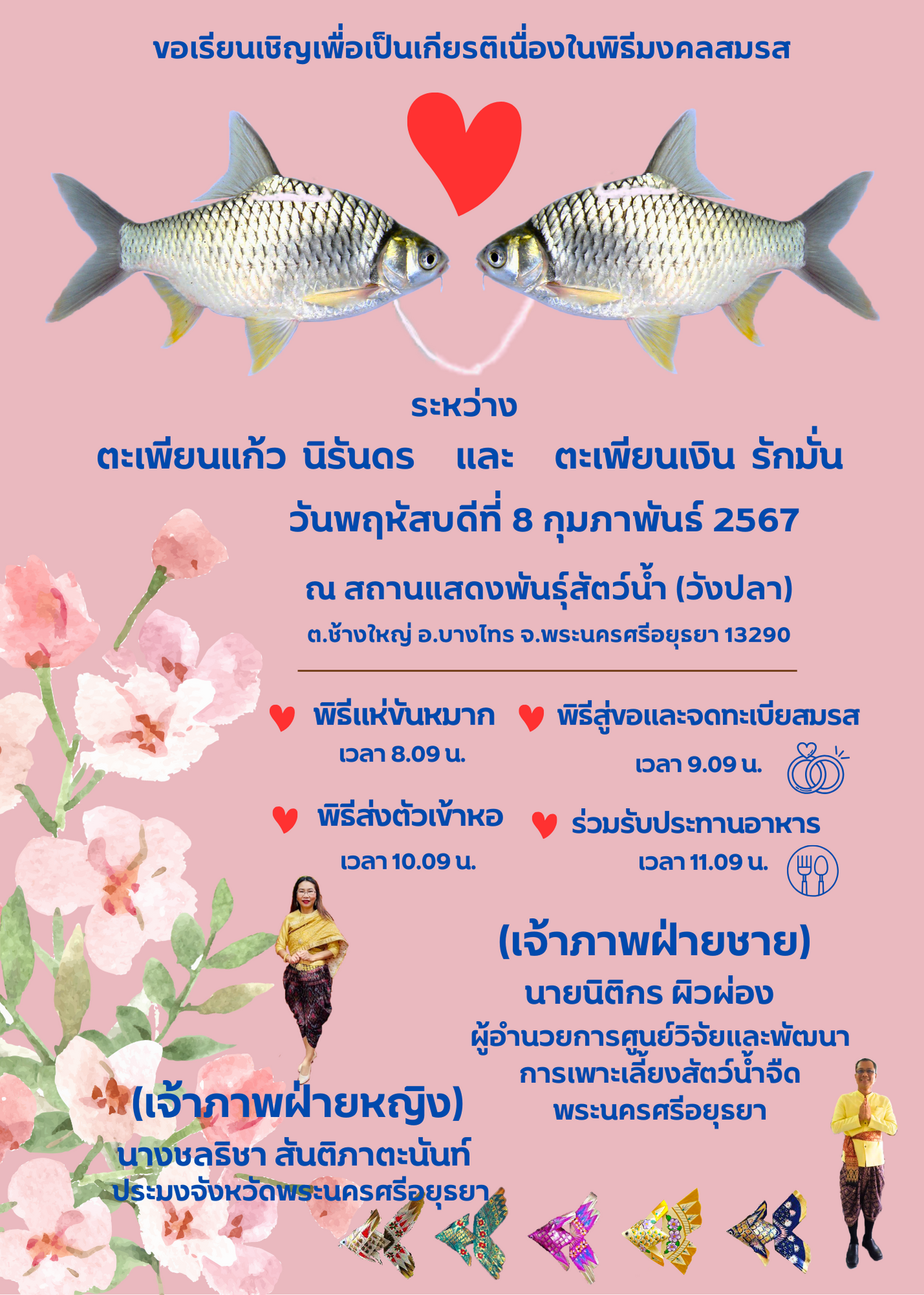 งานแต่งปลาตะเพียน..คลิก