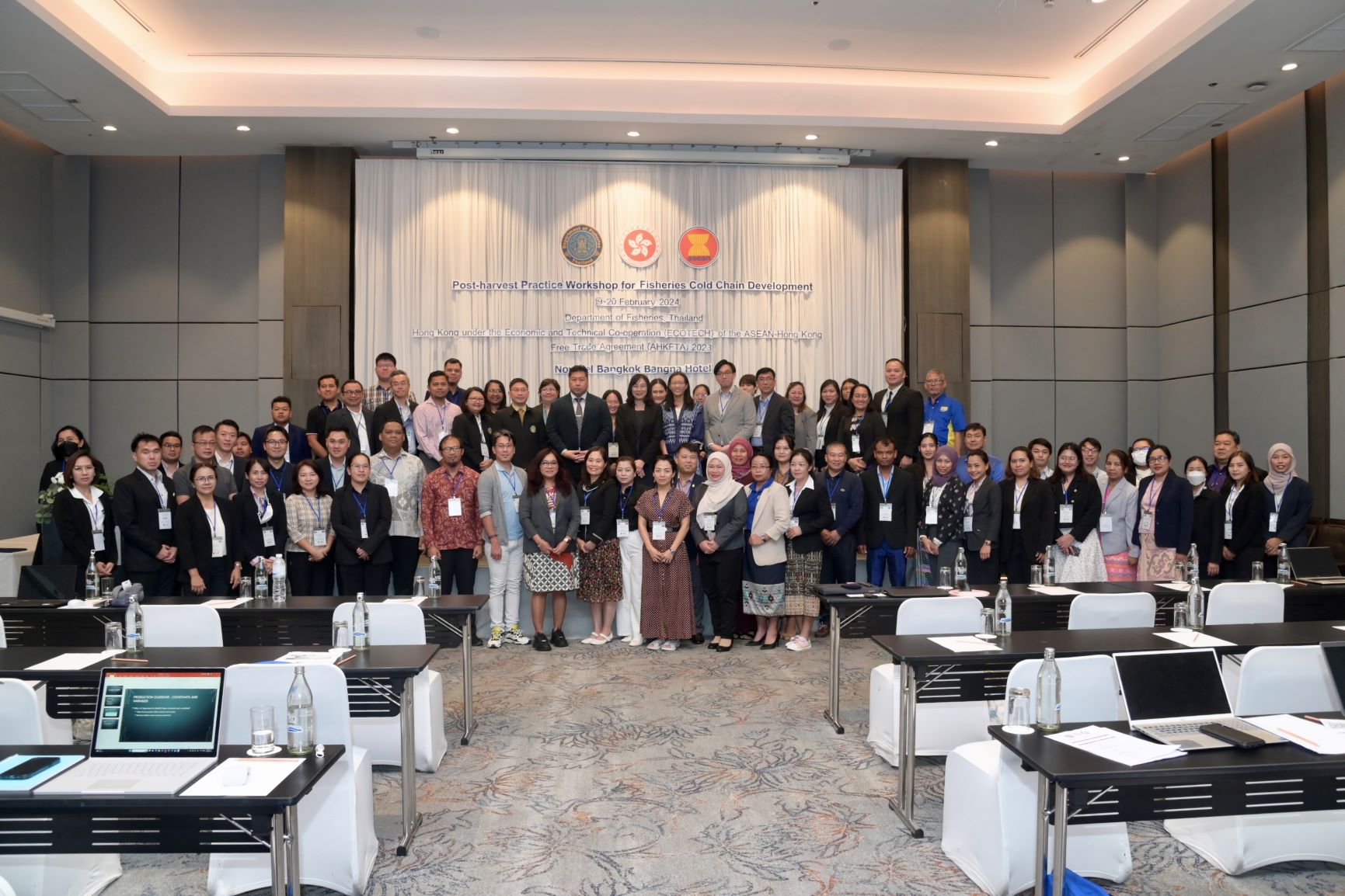 กรมประมง จัดฝึกอบรมหลักสูตร Post-harvest Practice Workshop for Fisheries Cold Chain Development..คลิก