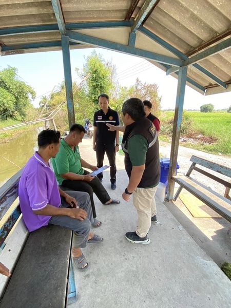 สำนักงานประมงพื้นที่กรุงเทพมหานคร ลงพื้นที่ติดตามและประชาสัมพันธ์เครื่องมือประมงผิดกฎหมาย