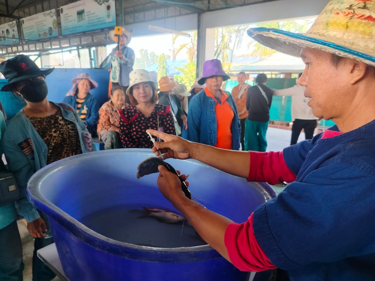 โครงการ ส่งเสริมอาชีพประมง หลักสูตร พัฒนาศักยภาพเกษตรกรสู่ Smart Farmer..คลิก