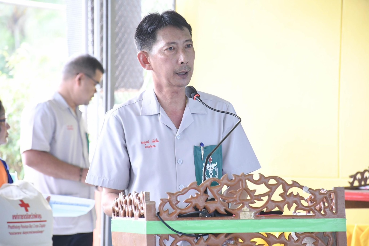 หัวหน้ากลุ่มพัฒนาและส่งเสริมอาชีพการประมง พร้อมด้วย นักวิชาการประมงปฏิบัติการ และเจ้าหน้าที่กลุ่มพัฒนาและส่งเสริมอาชีพ การประมง ร่วมกิจกรรมโครงการหน่วยบำบัดทุกข์ บำรุงสุข สร้างรอยยิ้มให้กับประชาชน ประจำปีงบประมาณ พ.ศ. 2567 ครั้งที่ 4  ณ โรงเรียนอนุบาลเขาชัยสน หมู่ที่ 10 ตำบลเขาชัยสน อำเภอเขาชัยสน  จังหวัดพัทลุง..คลิก