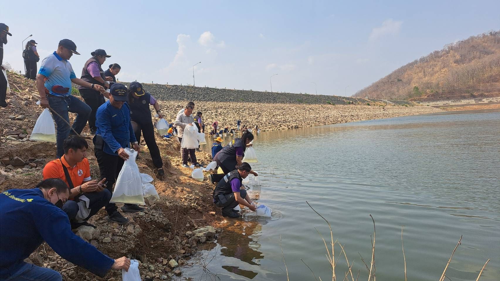 จังหวัดเพชรบูรณ์ ปล่อยพันธุ์กุ้งก้ามกรามสี่แสนตัว เพื่อเพิ่มผลผลิต ภายใต้นโยบายการตรวจราชการของรัฐมนตรีว่าการกระทรวงเกษตรและสหกรณ์