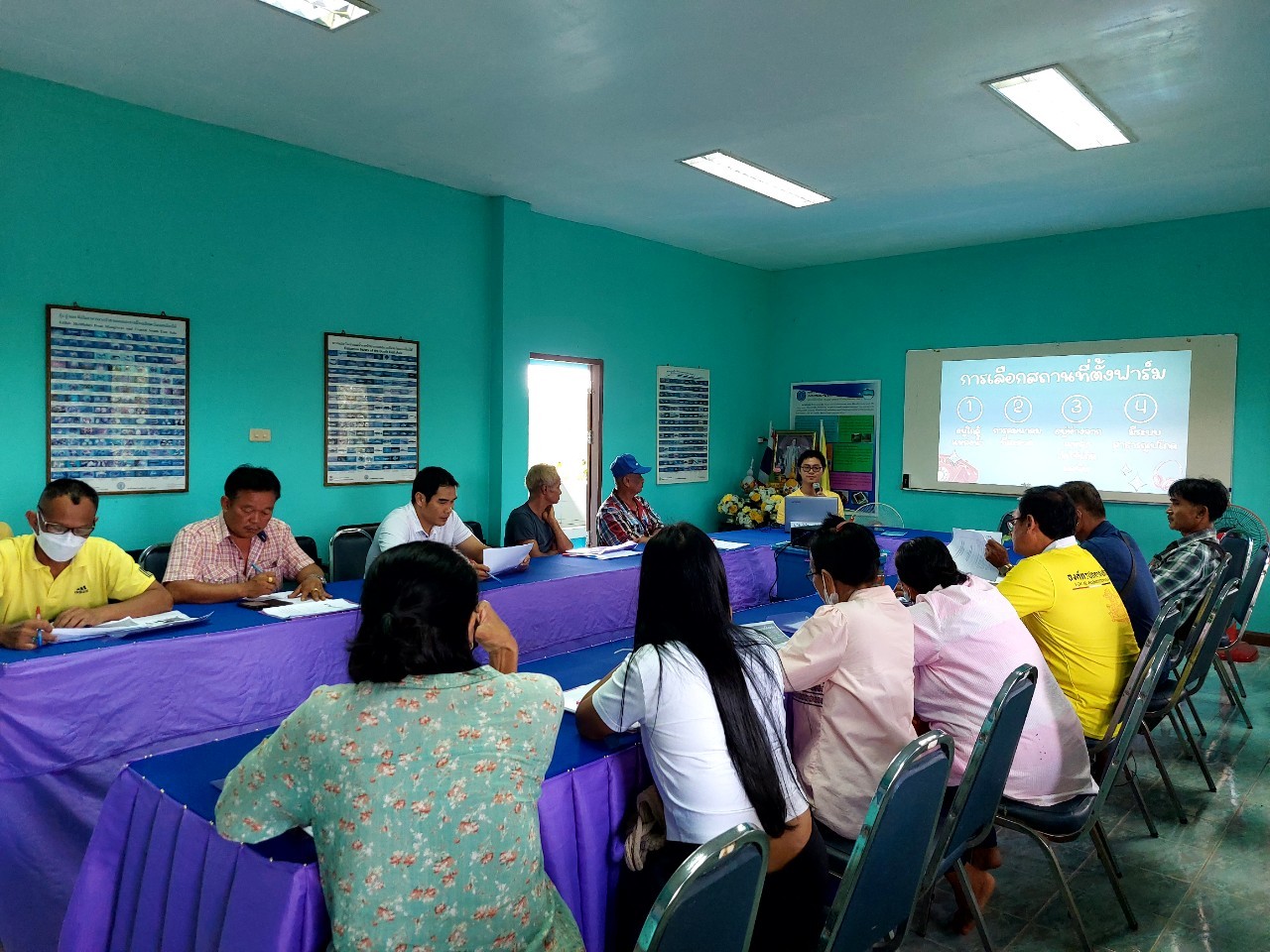 อบรมเกษตรกรโครงการส่งเสริมอาชีพประมง  กิจกรรมพัฒนาศักยภาพเกษตรกรสู Smart Farmer  รุ่นที่ 1