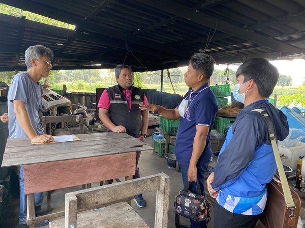 สำนักงานประมงพื้นที่กรุงเทพมหานคร ลงพื้นที่ให้บริการแก่เกษตรกรในพื้นที่เขตลาดกระบัง กรุงเทพมหานคร