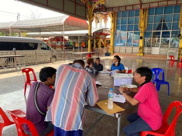 สำนักงานประมงพื้นที่กรุงเทพมหานคร ลงพื้นที่ให้บริการแก่เกษตรกรในพื้นที่ชุมชนวัดบัวผัน แขวงท่าข้าม เขตบางขุนเทียน กรุงเทพมหานคร