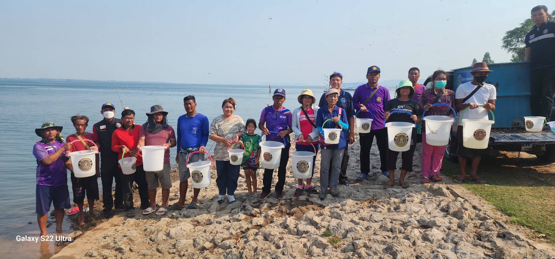 ปล่อยพันธุ์กุ้งก้ามกรามที่บ้านภูเขาวง ตำบลเขื่อนอุบลรัตน์ อำเภออุบลรัตน์ จังหวัดขอนแก่น จำนวน 500,000 ตัว..คลิก