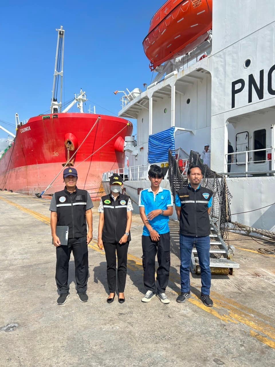 ตรวจสอบเรือ SEA PEARL 1 สัญชาติปานามา ณ ท่าเรือน้ำลึกสงขลา..คลิก