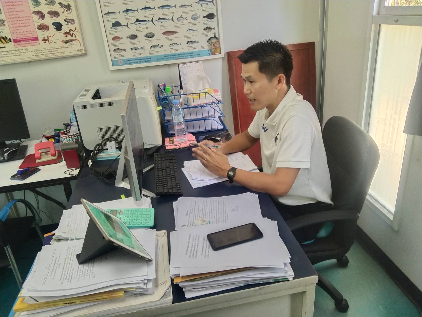 ประชุมคณะกรรมการขับเคลื่อนนโยบายของกรมประมงจังหวัดสุรินทร์..คลิก