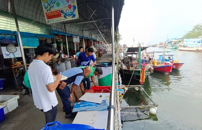 ติดตามผลการดำเนินงานโครงการธนาคารปู พร้อมทั้งรับทราบปัญหาในการดำเนินการ ในพื้นที่อำเภอแหลมสิงห์ อำเภอขลุง จังหวัดจันทบุรี และอำเภอเมือง อำเภอคลองใหญ่ จังหวัดตราด..คลิก