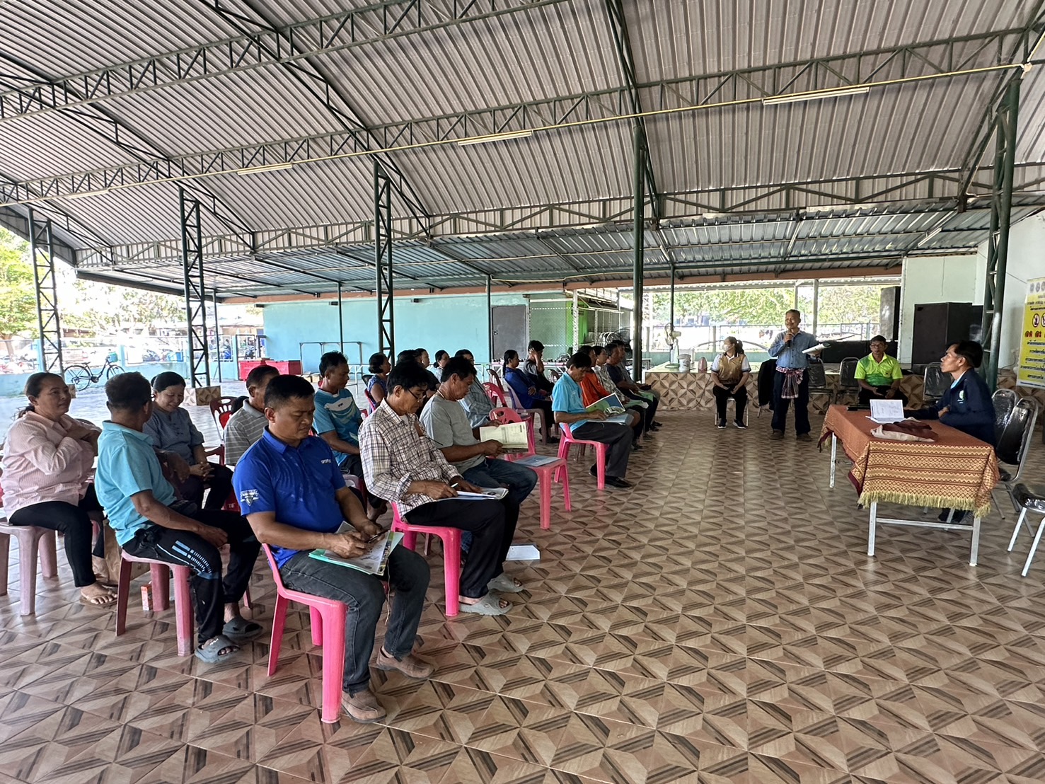 จัดฝึกอบรมโครงการฝึกอบรมหลักสูตร “การเพิ่มประสิทธิภาพ มาตรฐานการผลิต และการบริหารจัดการกลุ่ม”..คลิก