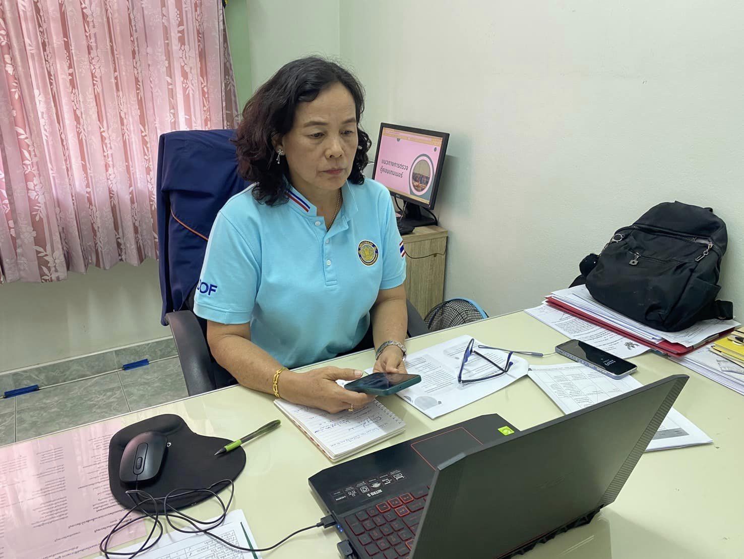 ร่วมประชุมเพื่อเตรียมความพร้อมในการตรวจสอบสินค้าประมงนำเข้าทางตู้คอนเทนเนอร์
