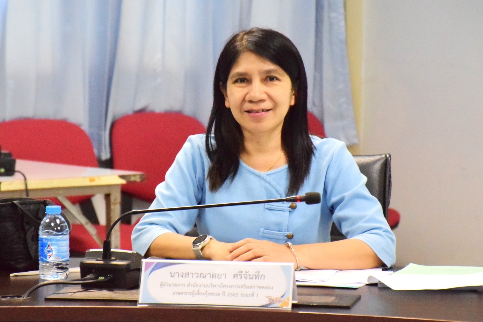 การประชุมคณะกรรมการอำนวยการโครงการเสริมสภาพคล่องเกษตรกรผู้เลี้ยงกุ้งทะเล ปี 2565 ระยะที่ 1 ครั้งที่ 2/2567..คลิก
