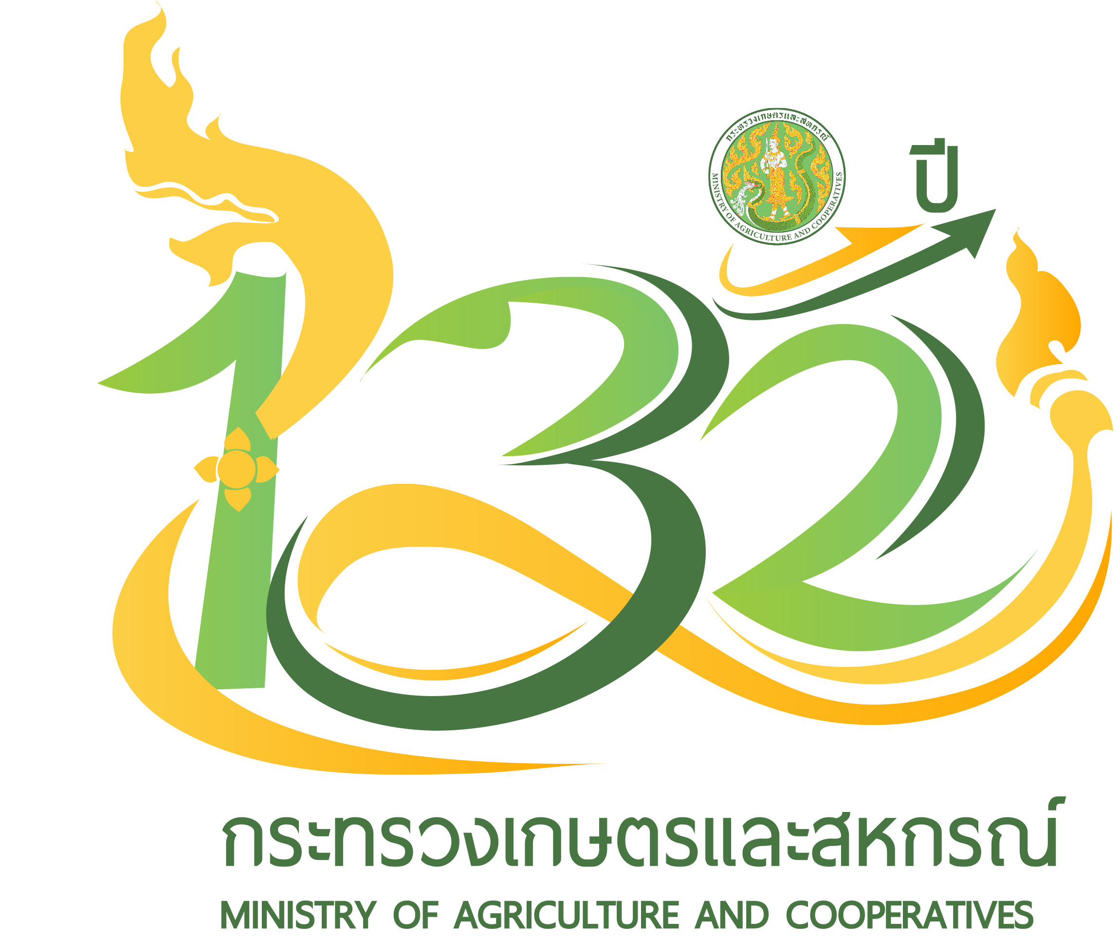 ดาวน์โหลดตราสัญลักษณ์ 132 ปี กระทรวงเกษตรและสหกรณ์