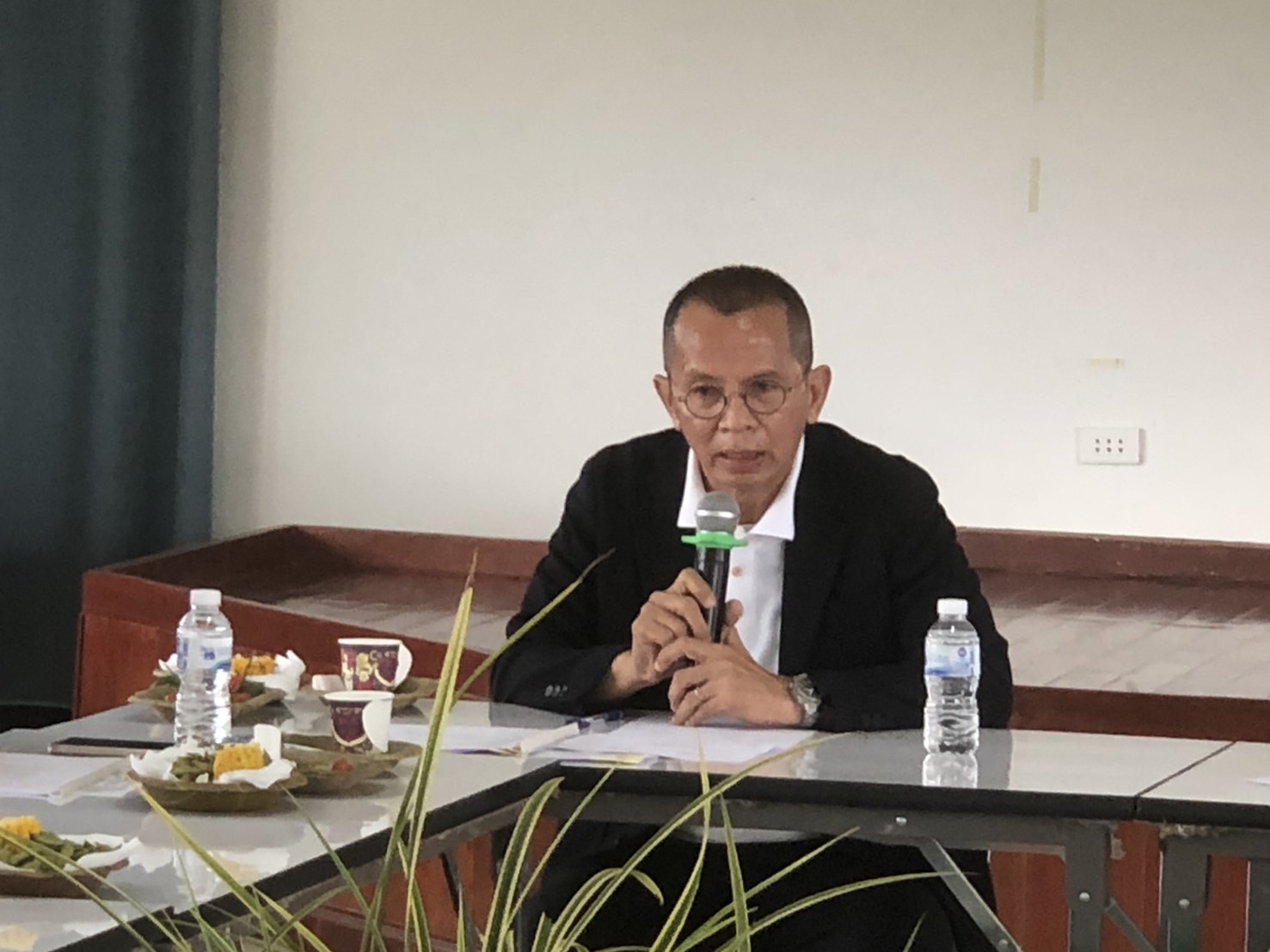 ร่วมประชุมคณะทำงานโครงการศูนย์ศึกษาการพัฒนากสิกรรมพื้นที่สูง ณ อาคารเอนกประสงค์โครงการศูนย์ศึกษาพัฒนากสิกรรมพื้นที่สูง เมืองปากซอง แขวงจำปาสัก สปป.ลาว..คลิก