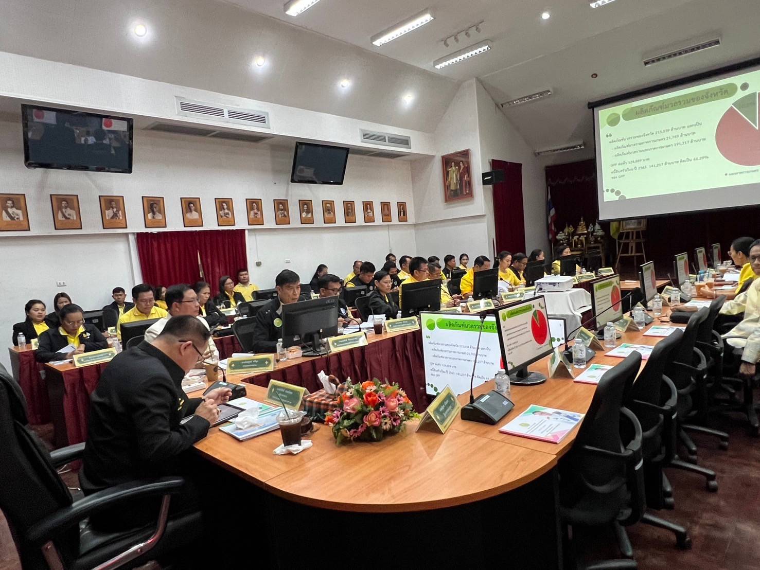 ประชุมการตรวจติดตามความก้าวหน้าผลการดำเนินงานตามแผนการตรวจราชการ ประจำปีงบประมาณ พ.ศ.2567 รอบที่ 1..คลิก
