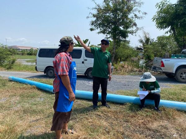 สำนักงานประมงพื้นที่กรุงเทพมหานคร ลงพื้นที่ให้บริการแก่เกษตรกรในพื้นที่แขวงแสมดำ เขตบางขุนเทียน กรุงเทพมหานคร