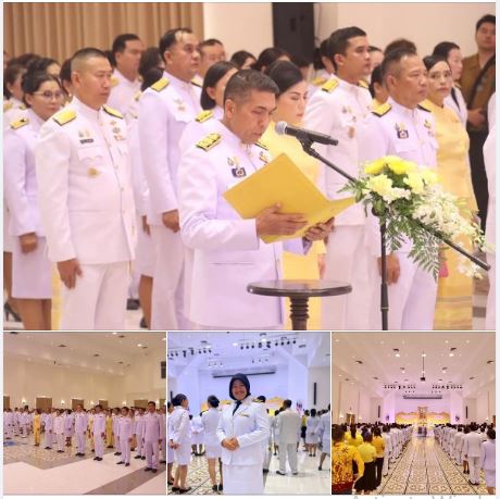 วันที่ 6 เมษายน 2567 นายสิทธิพล เมืองสง ประมงจังหวัดภูเก็ต มอบหมายให้นางสาวพิมพิสุทธิ์ สาระณะ นิติกรปฏิบัติการ เข้าร่วมพิธีวันที่ระลึกพระบาทสมเด็จพระพุทธยอดฟ้าจุฬาโลกมหาราช และวันที่ระลึกมหาจักรีบรมราชวงศ์ ประจำปี 2567 ณ หอประชุมมหิศรภักดี ศาลากลางจังหวัดภูเก็ต โดยมีนายโสภณ สุวรรณรัตน์ ผู้ว่าราชการจังหวัดภูเก็ต เป็นประธานในพิธีฯ..คลิก