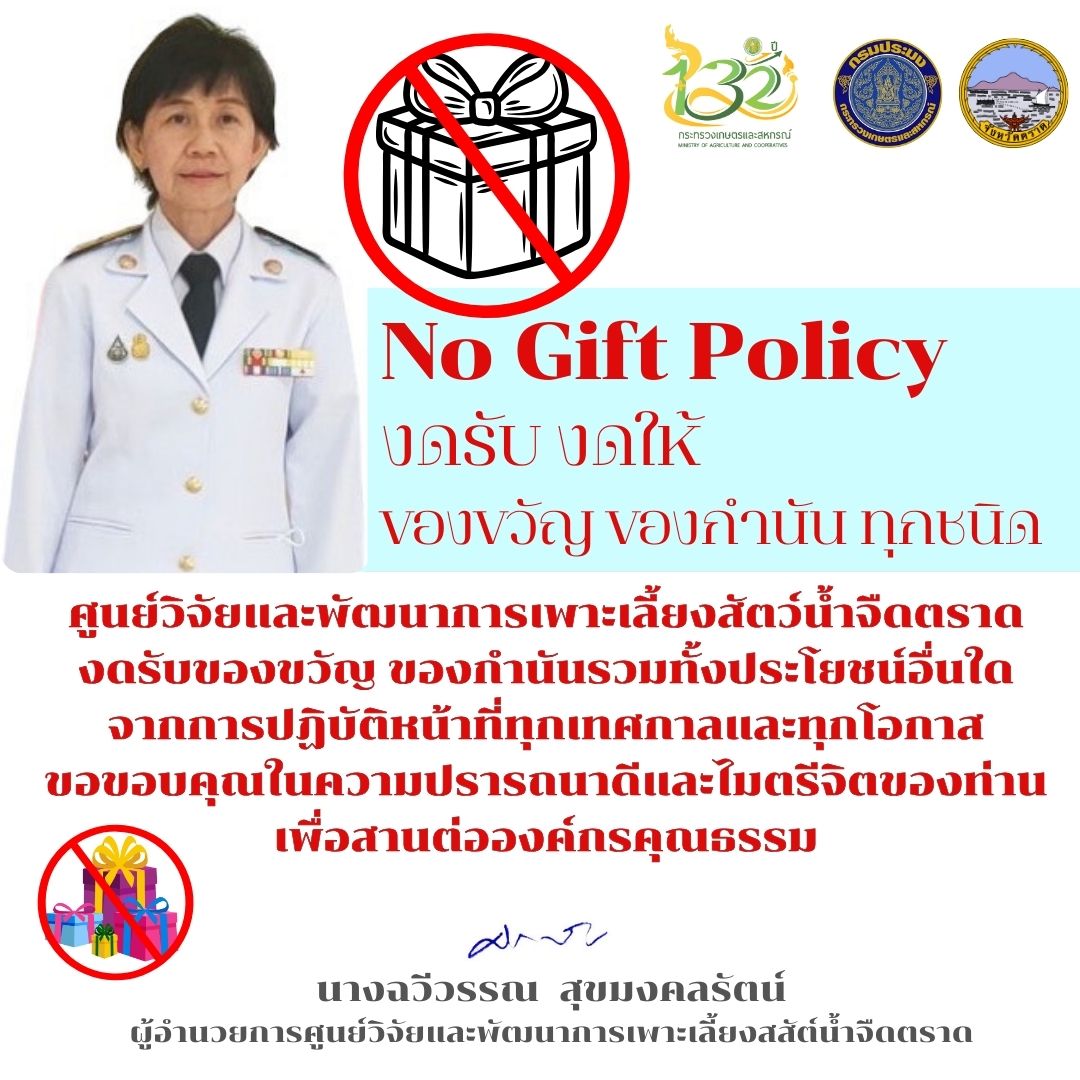 No Gift Policy