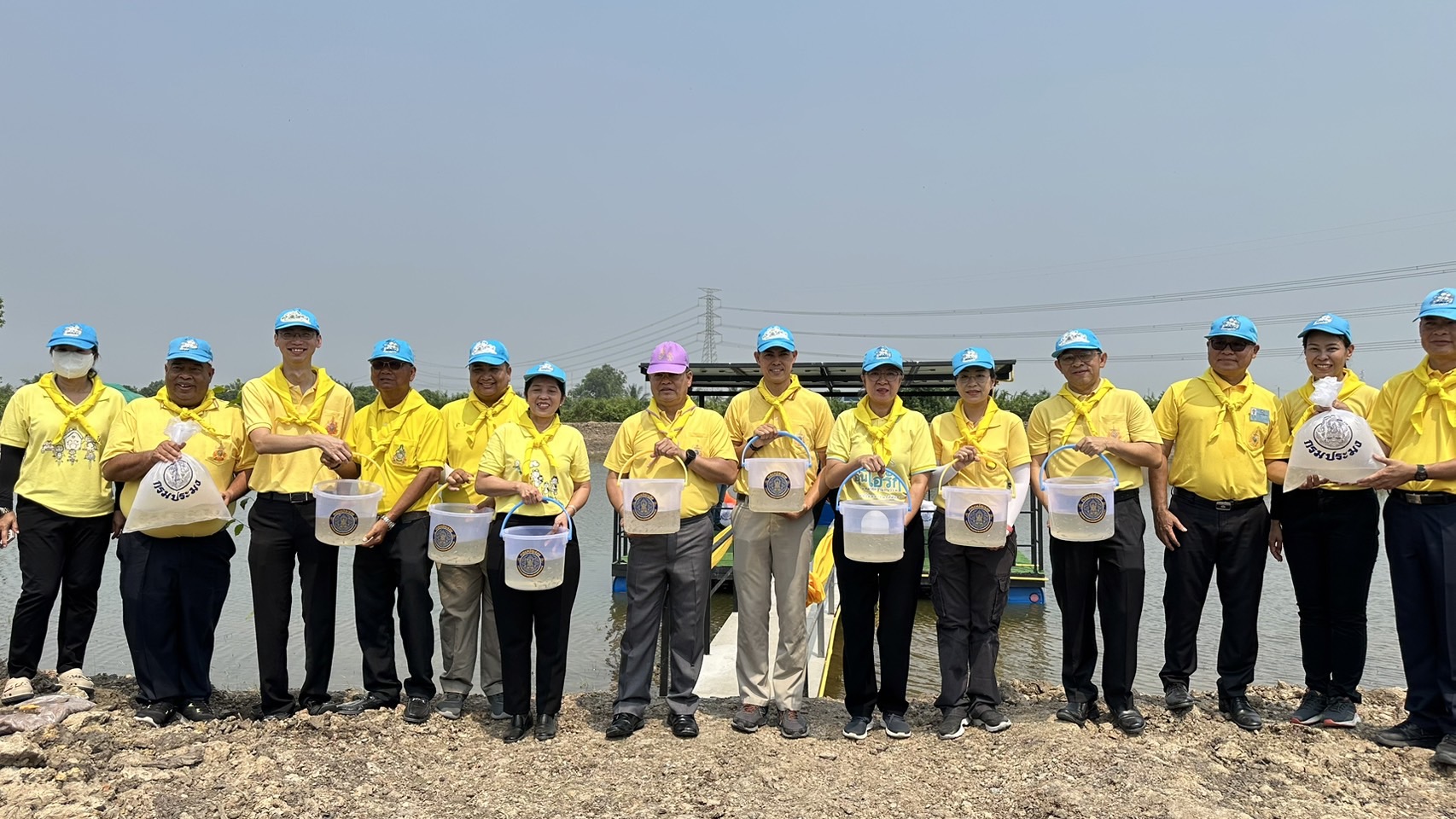 (อ.ไทรน้อย) กิจกรรม Kick off โครงการการพัฒนาบริหารจัดการน้ำรูปแบบ 