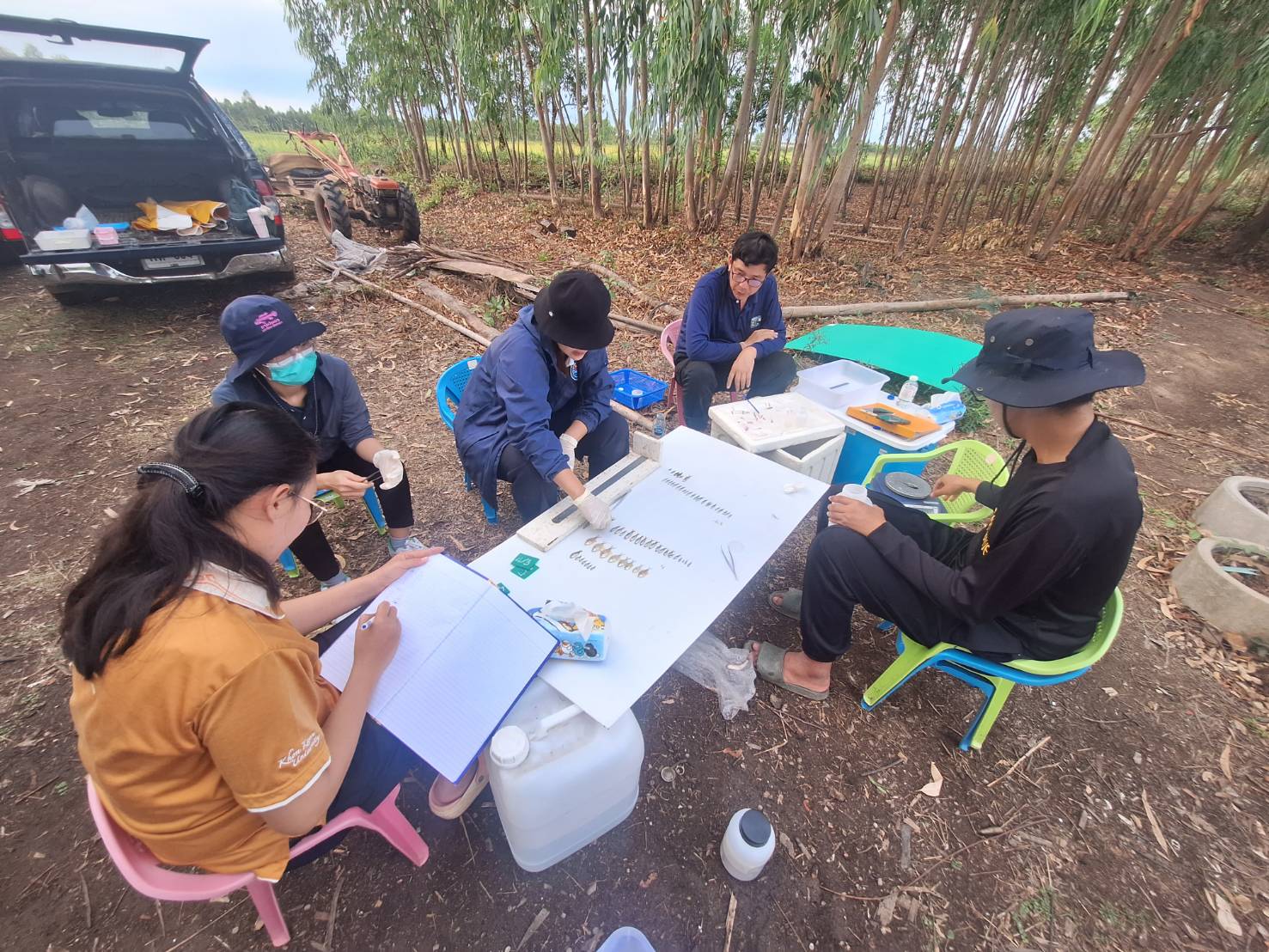 โครงการพัฒนาลุ่มน้ำห้วยหลวงตอนล่าง จังหวัดหนองคาย กิจกรรมติดตามตรวจสอบด้านนิเวศวิทยาทางน้ำและทรัพยากรประมง ครั้งที่ 1..คลิก