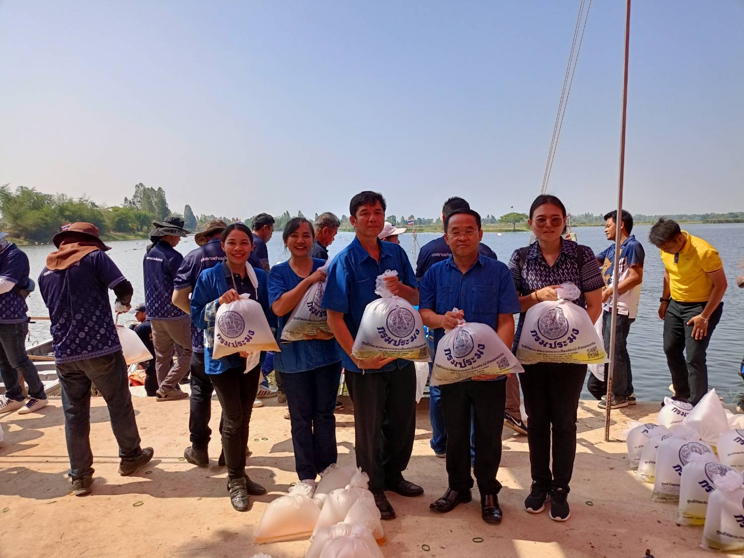 ปล่อยพันธุ์กุ้งก้ามกราม จำนวน 150,000 ตัว กิจกรรม “มหกรรมของดี แก่งละว้า ประจำปี 2567”..คลิก